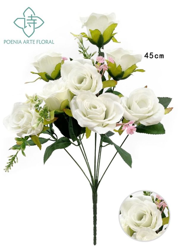 Ramo de rosas triángulo (8 cabezas) - Imagen 3