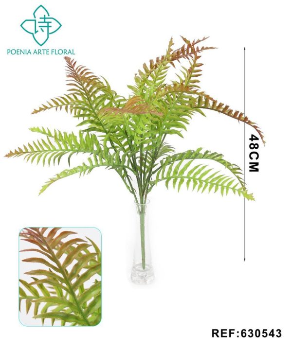 Ramo decorativo 630543 en rojo - Ramo decorativo - Serie de hierbas de agua