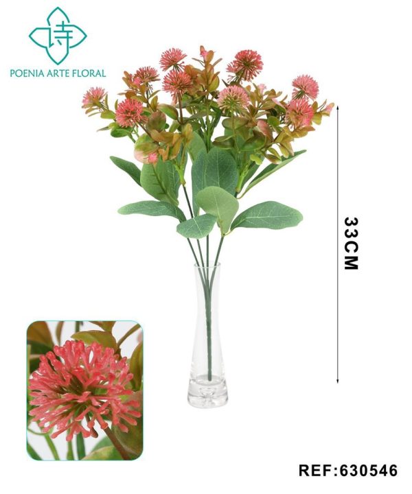 Ramo decorativo 630546 en rojo - Ramo decorativo - Serie de hierbas de agua