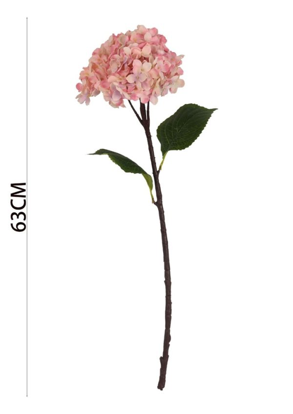 Vara de hortensia - 15 tenedores decorativos de flores