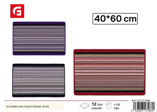 Alfombra multiusos Orense surtido colores 40x60cm para hogar