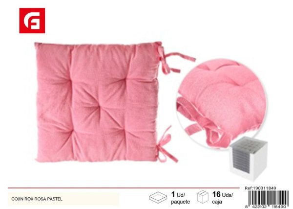 Cojín Rox rosa pastel - Accesorios decorativos y confort en el hogar