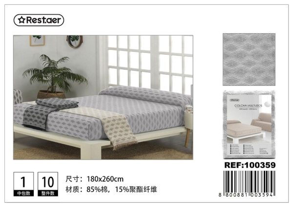 Manta multiuso 180*260 cm - Mantas y accesorios textil - Imagen 2