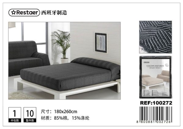 Manta multiuso 180*260 cm - Mantas y accesorios textil - Imagen 3