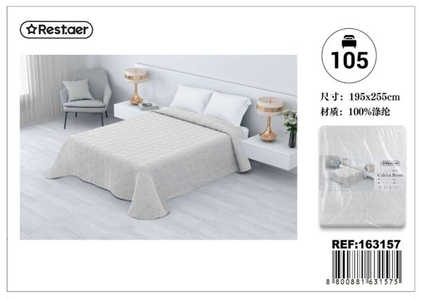 Cubierta 105cm 195*255 blanco ECOBUTI - Ropa de cama