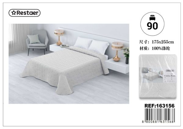 Funda de cama 90 cm 175x255 blanco EcoButi - Ropa de cama