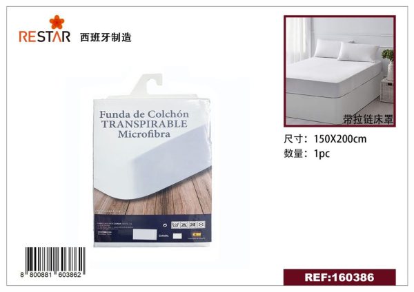 Funda de colchón con cremallera 150x200 cm - Ropa de cama y cuidado