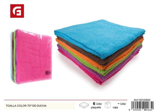 Toalla de color 70x130 cm - Toallas de baño - Imagen 2