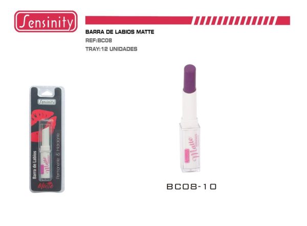 Barra de Labios Matte Hidratante 12/u 144/u - Maquillaje labial