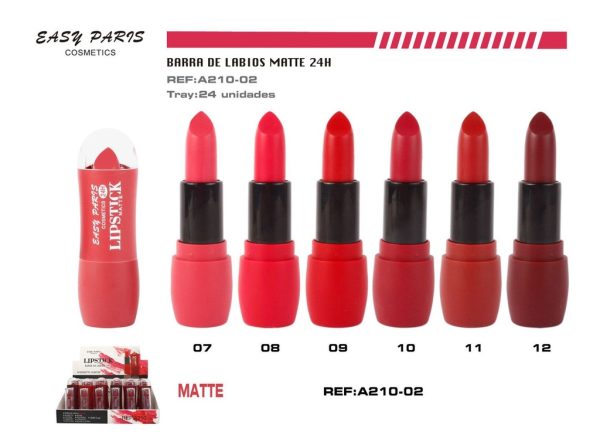 Barra de labios matte 24h 24 unidades - Cosméticos - Imagen 3