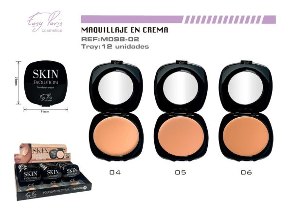 Base de maquillaje crema 12/U - Maquillaje base para rostro - Imagen 2