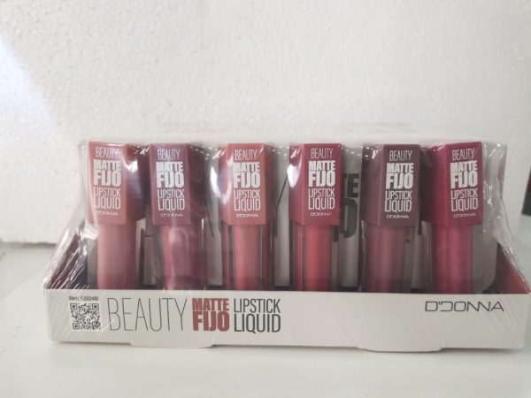 Beauty matte fijo lipstick liquido 24 unidades - Cosméticos