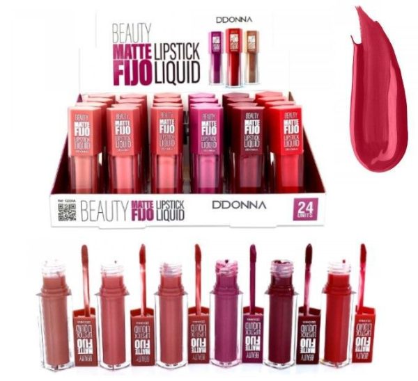 Beauty matte fijo lipstick liquido 24 unidades - Cosméticos - Imagen 2