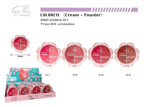 Blush crema + polvo 24/U - Maquillaje para mejillas - Imagen 2