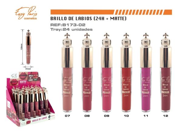 Brillo labial 24H mate 24 unidades - Maquillaje labial - Imagen 3
