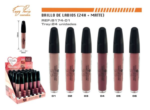 Brillo labial 24H mate 24 unidades - Maquillaje labial - Imagen 5