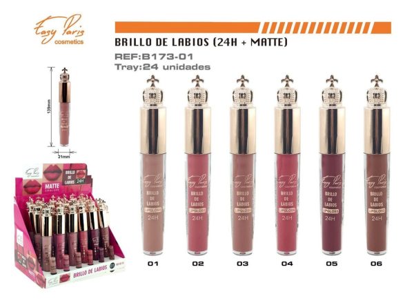 Brillo labial mate 24H 24 unidades - Maquillaje labial - Imagen 2