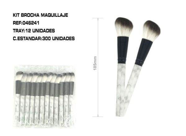 Brocha de maquillaje 12/U - Pinceles de maquillaje - Imagen 2