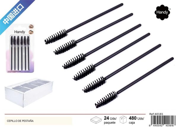 Cepillo de Pestaña 6Pcs - Accesorios de Belleza