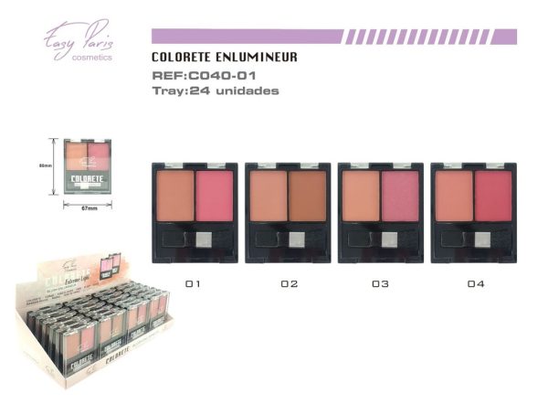 Colorete blush iluminador 24/U - Rubores para un toque radiante