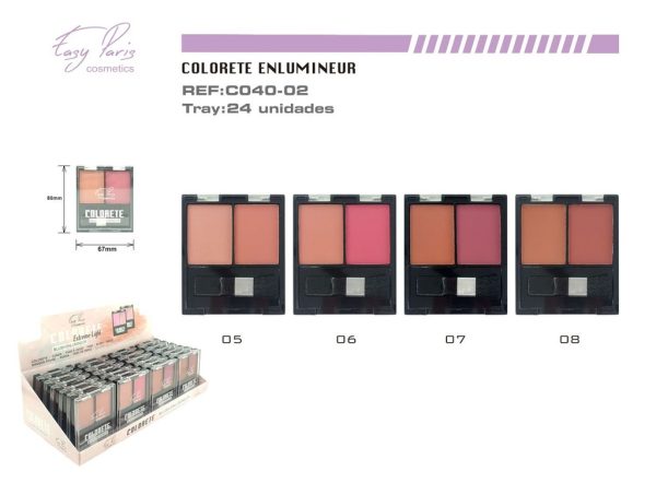 Colorete blush iluminador 24/U - Rubores para un toque radiante - Imagen 2