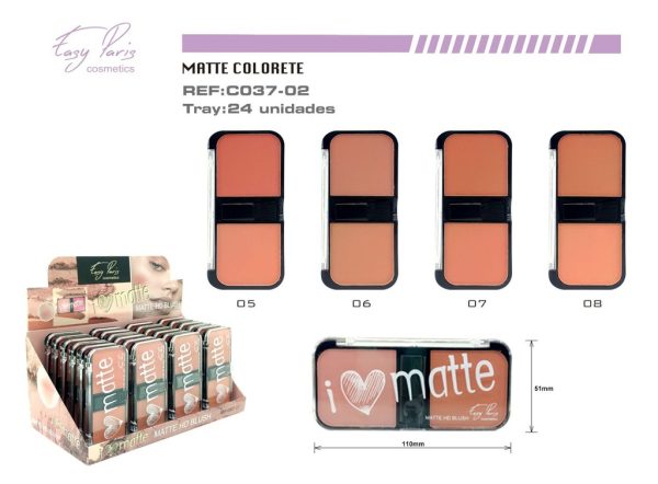 Colorete doble 24u - Productos de maquillaje