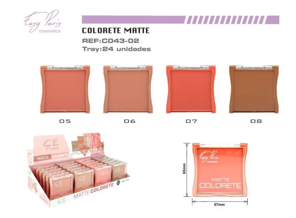 Colorete mate 24 unidades - Cosméticos y maquillaje - Imagen 2
