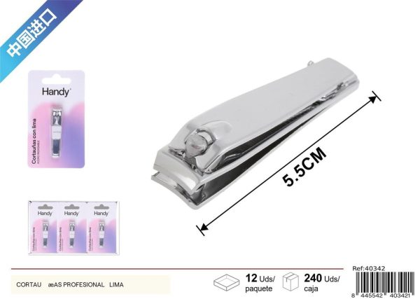 Cortauñas profesional + lima - Accesorios de belleza
