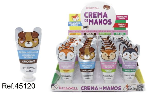 Cremas de manos 4 aromas 24 unidades - Productos de cuidado