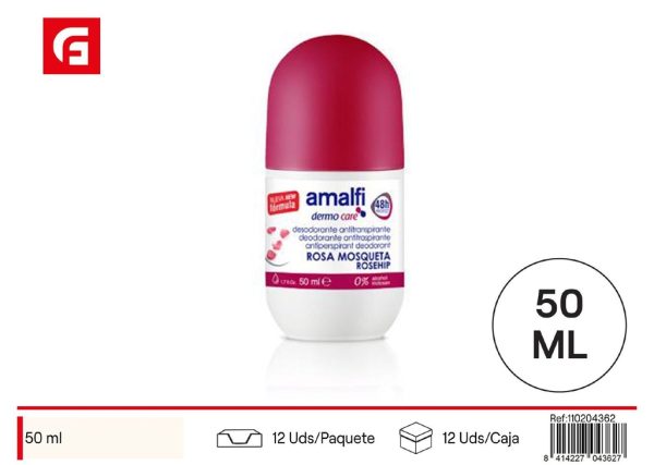 Desodorante roll-on rosa mosqueta 50ML - Productos de cuidado personal