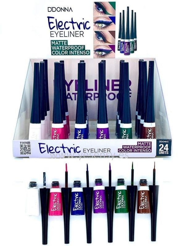EYELINER ELECTRIC COLORES 24/U 11416B DD - Cosméticos y maquillaje