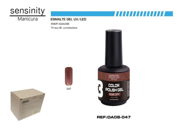 Esmalte gel marrón UV/LED 3 soak off - Cosméticos - Imagen 4