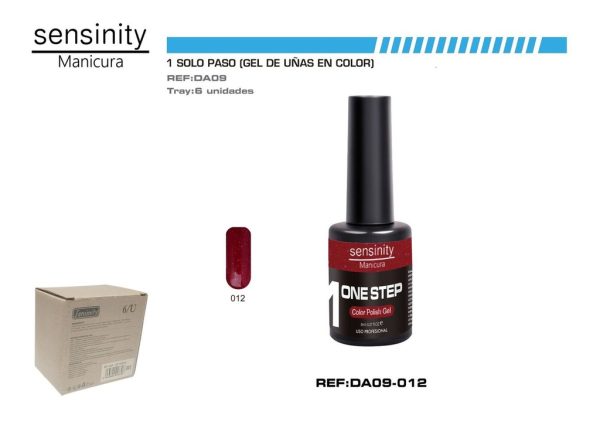 Esmalte gel rojo G. UV/LED 1 paso - Productos de belleza