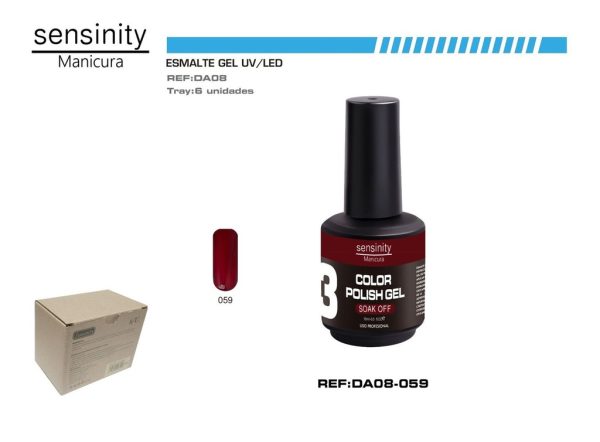 Esmalte gel rojo UV/LED 3 soak off - Cosméticos - Imagen 2