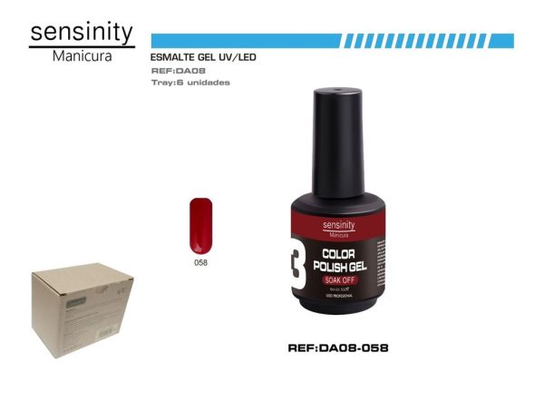Esmalte gel rojo UV/LED 3 soak off - Cosméticos - Imagen 3