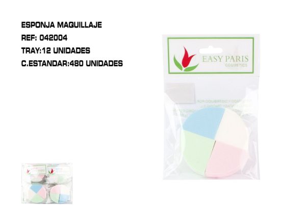Esponja de maquillaje 12/U - Cosméticos y belleza