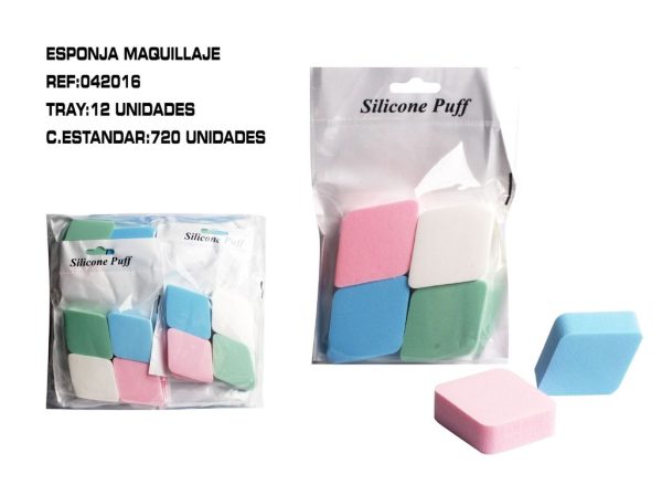 Esponja látex 4X12/U - Cosméticos y belleza