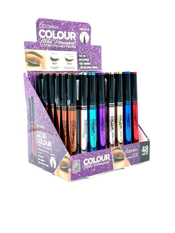 Eyeliner color metal perm. glitter 48/U 11247A - Cosméticos para ojos