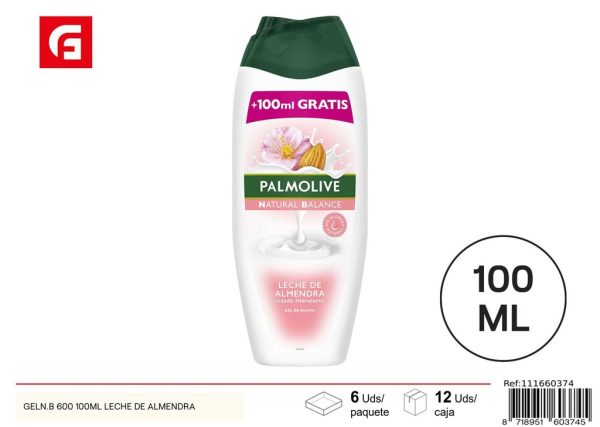 Gel de ducha de leche de almendra 600ml + 100ml