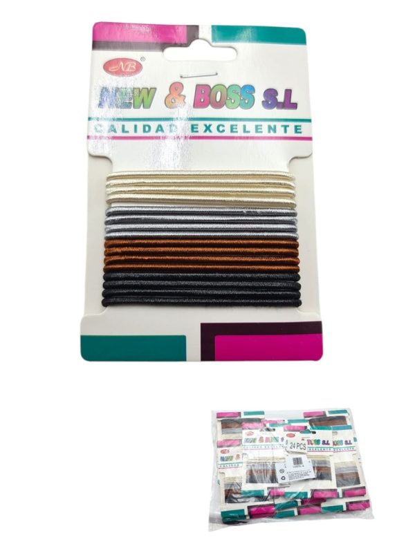 Goma fina 24 unidades - Accesorios para el cabello