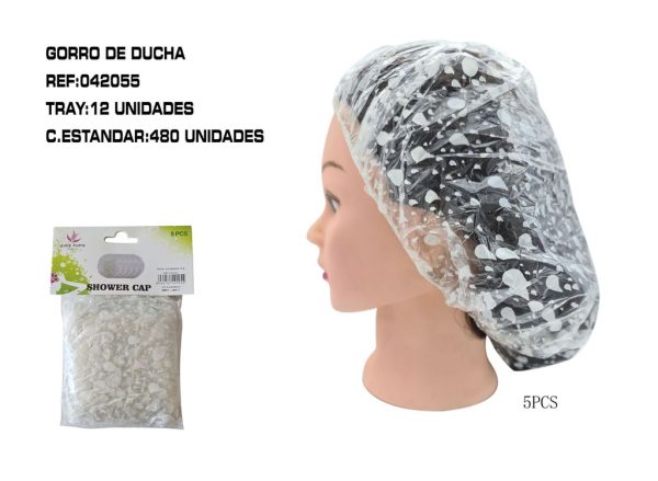 Gorro de Ducha 12/U - Gorro impermeable para la ducha - Imagen 2