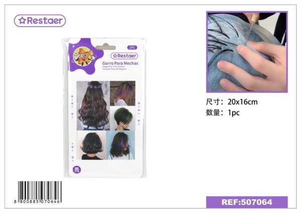 Gorro de mechas para teñir 20*16 cm - Accesorios de belleza