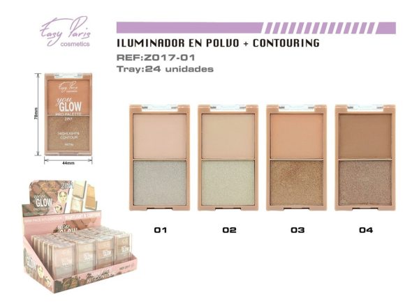 Iluminador & contorno 24u - Productos de maquillaje