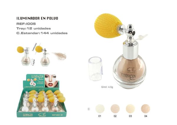 Iluminador suelto 12U - Productos de maquillaje