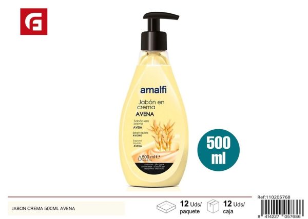 Jabón crema avena 500ml - Productos de cuidado personal