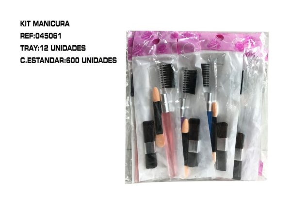 Kit de 3 aplicadores 12 pcs - Accesorios de maquillaje