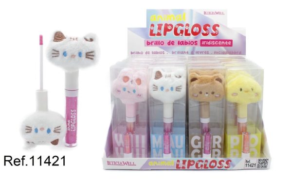 Labial glossy brillo animal 20u Leticia Well - Maquillaje de labios