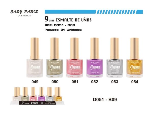 Laca de Uñas 9 Días 24/u - Esmaltes de uñas - Imagen 2
