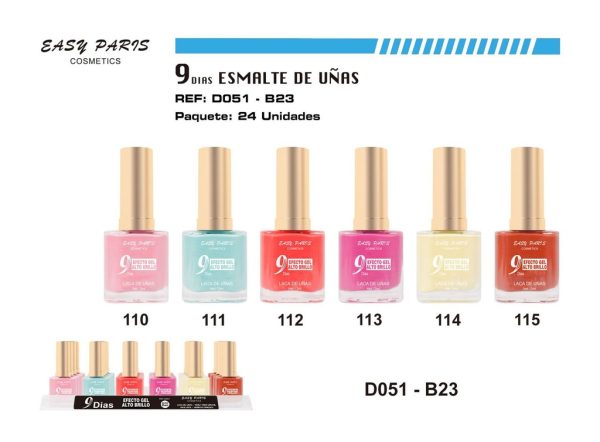 Laca de Uñas 9 Días 24/u - Esmaltes de uñas - Imagen 7