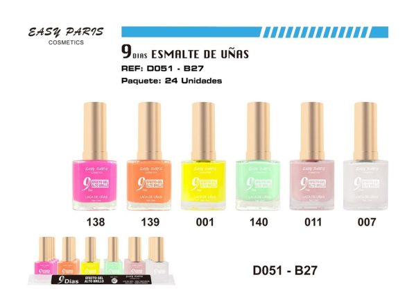 Laca de Uñas 9 Días 24/u - Esmaltes de uñas - Imagen 8